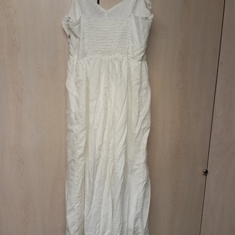 Linen Blend Ruffle Dress H&M - Picture 3 of 7